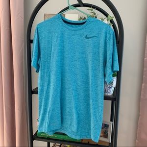 Mens Nike DriFit Bright Blue Short Sleeve TShirt Size Medium